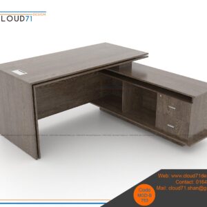 Manager Desk with sidetable